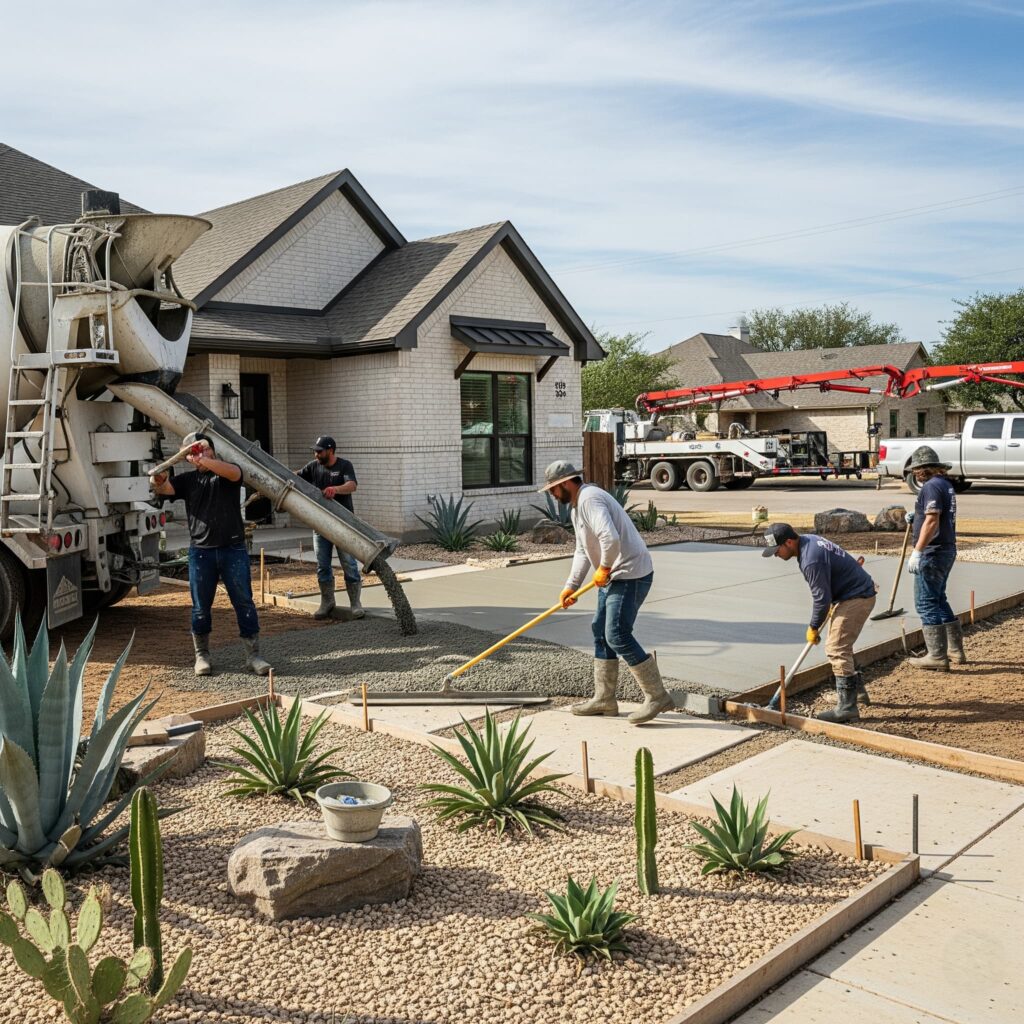 concrete contractors near me midland