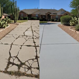 concrete driveway midland